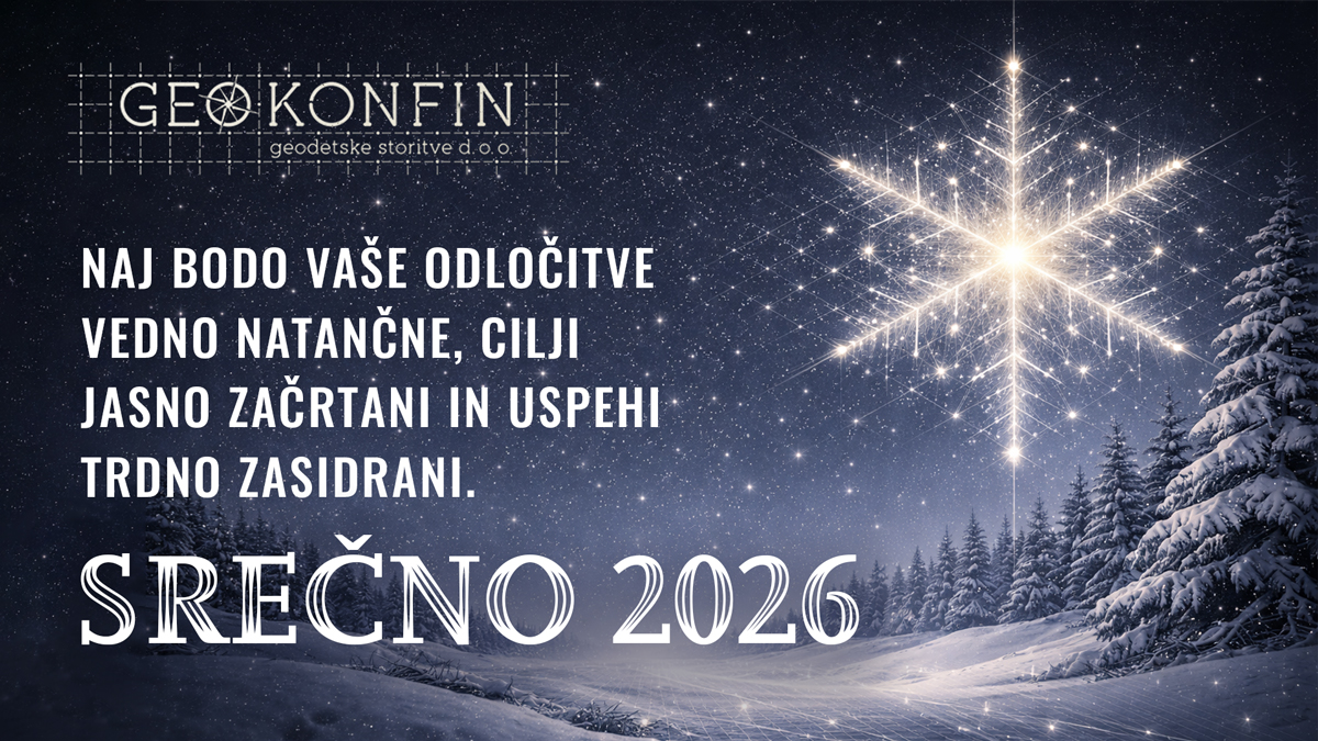 GEOKONFIN voščilo 2026